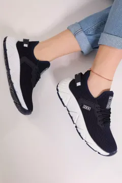 Kadın Bağcıklı Mevsimlik Spor Ayakkabı Lacivert
